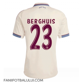 Ajax Steven Berghuis #23 Tricou Fotbal Replică 2025-26 Barbati Treilea